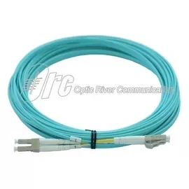 Aqua OM3 LC UPC ফাইবার অপটিক প্যাচ কর্ড